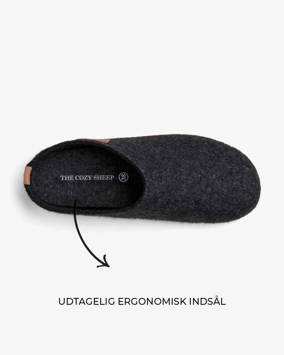 Felted Wool Slippers with Leather Sole