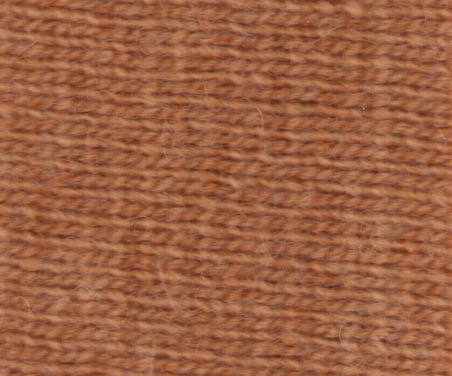 Cashmere Mix Cropped 3/4 Sleeve Pullover: L / Camel