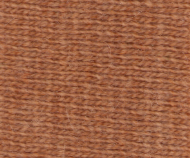 Cashmere Mix Cropped 3/4 Sleeve Pullover: L / Camel