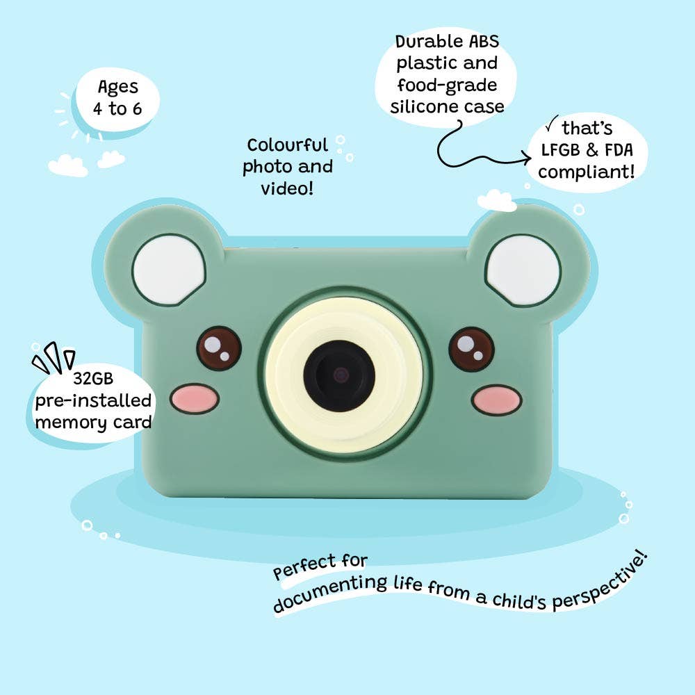 Mikayo the Bear - Kids Digital Camera - Model C
