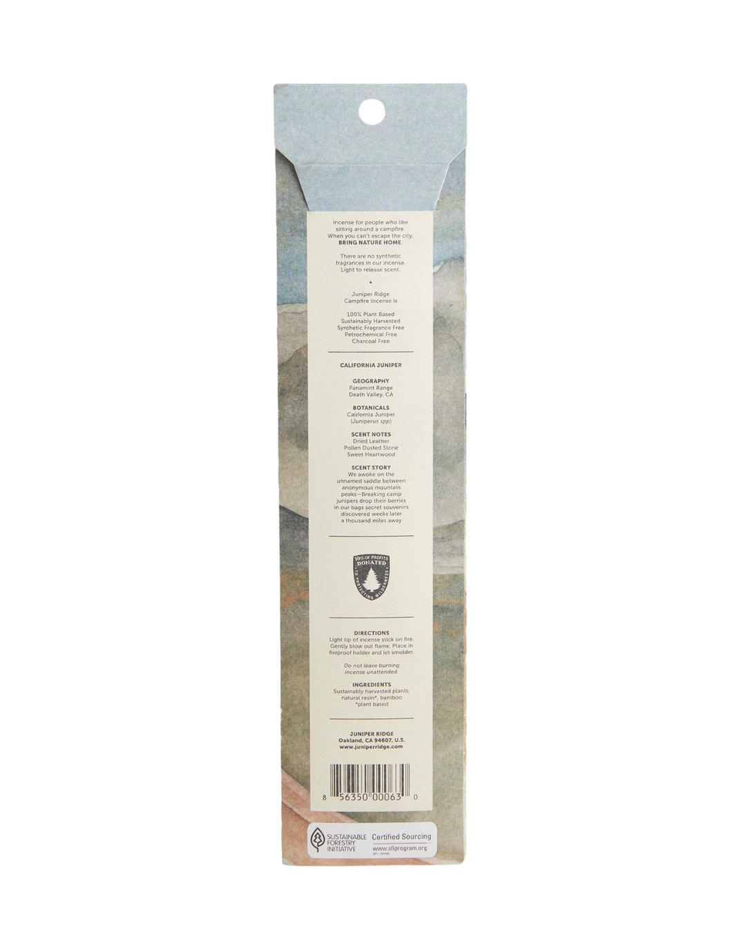 California Juniper Campfire Incense