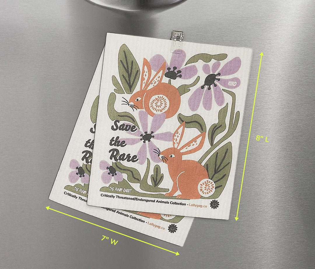 Pigmy Rabbit Swedish Dishcloth Sets