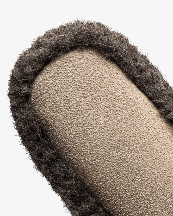 High-Top Wool Slippers