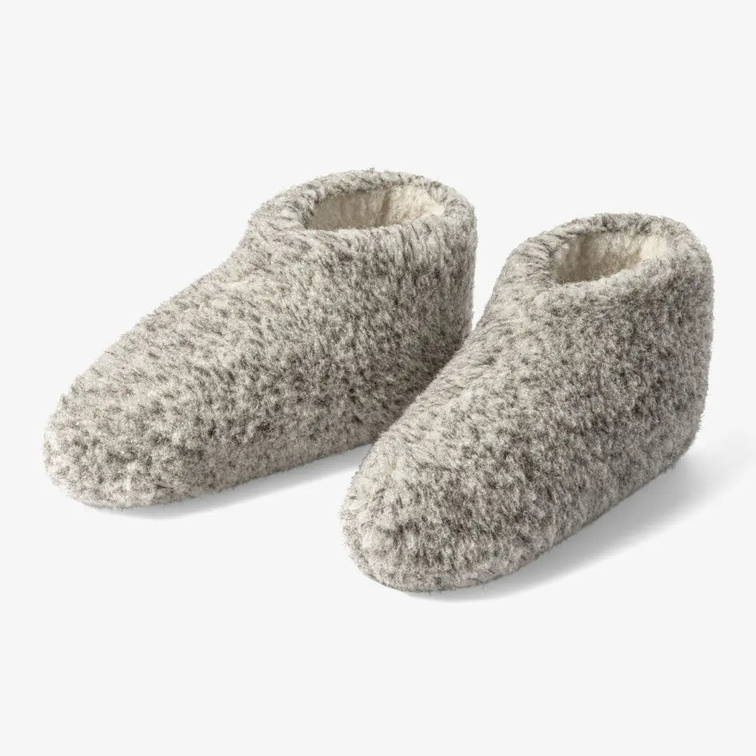 High-Top Wool Slippers