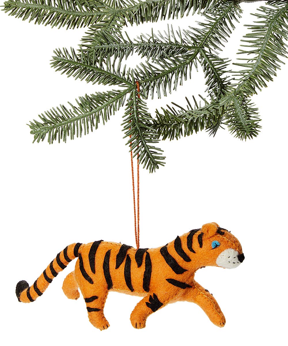 Tiger Ornament Silk Road Bazaar Solstice Holiday Pop Up
