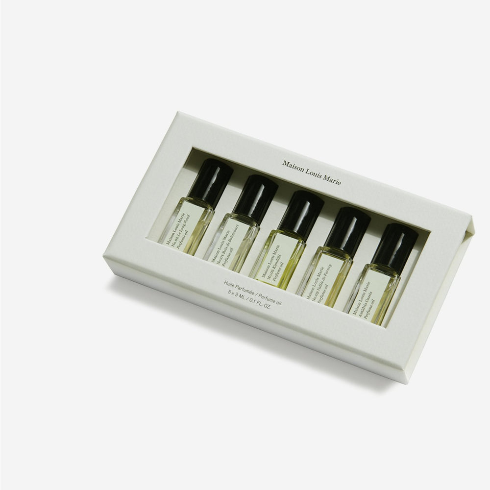 Maison Louise Marie Discovery Perfume Set Maison Louis Marie Solstice Holiday Pop Up
