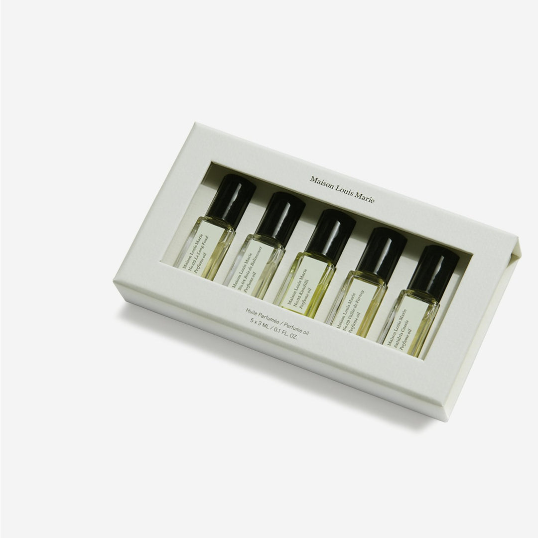 Maison Louise Marie Discovery Perfume Set Maison Louis Marie Solstice Holiday Pop Up