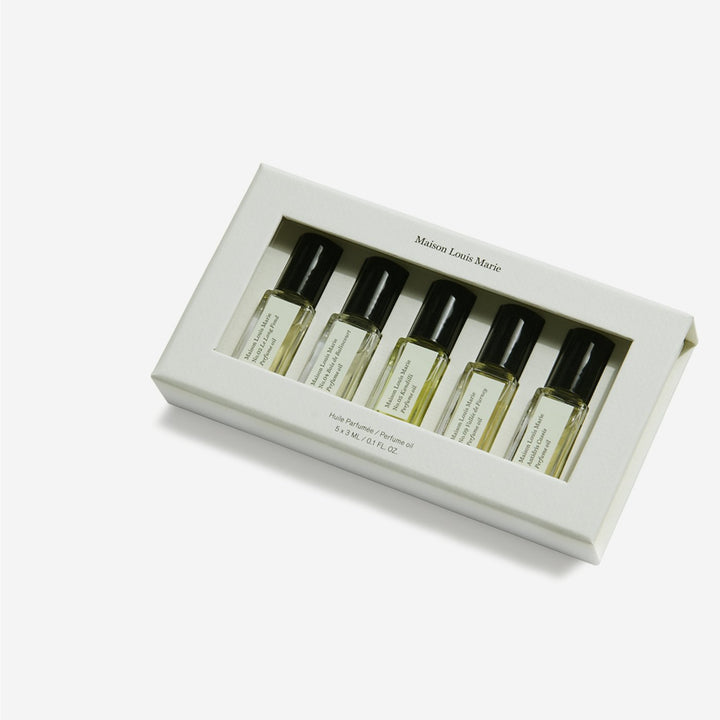 Maison Louise Marie Discovery Perfume Set Maison Louis Marie Solstice Holiday Pop Up