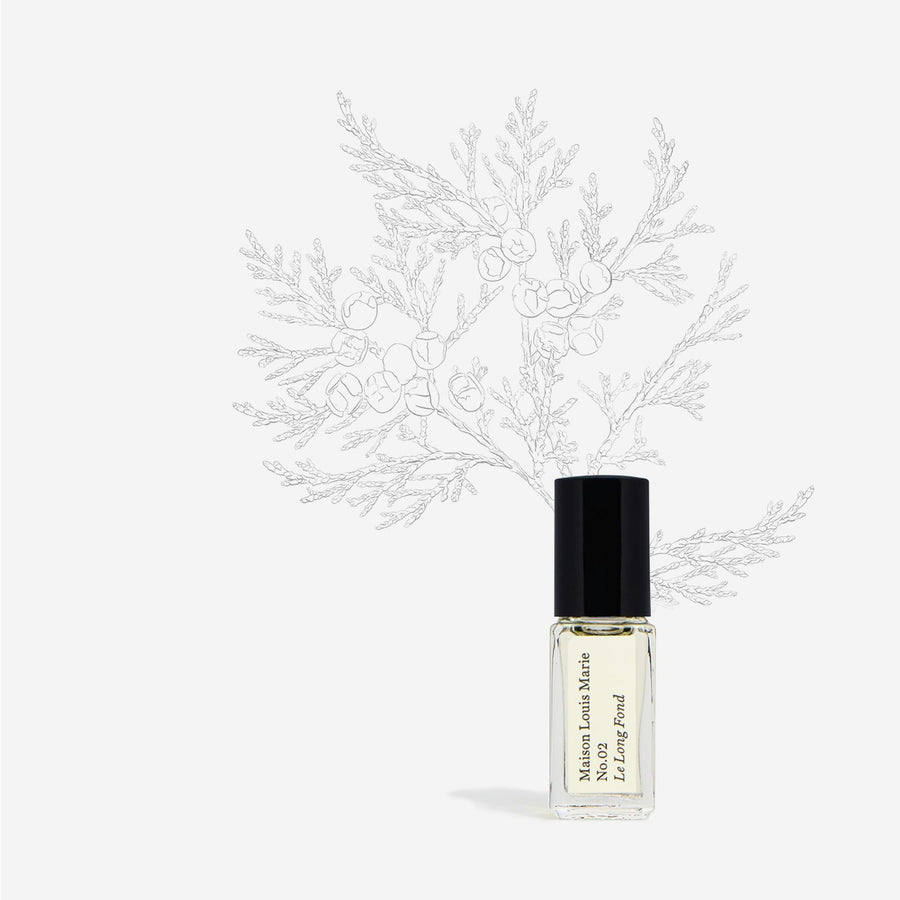 Perfume Oil Sample No.02 Le Long Fond Maison Louis Marie Solstice Holiday Pop Up