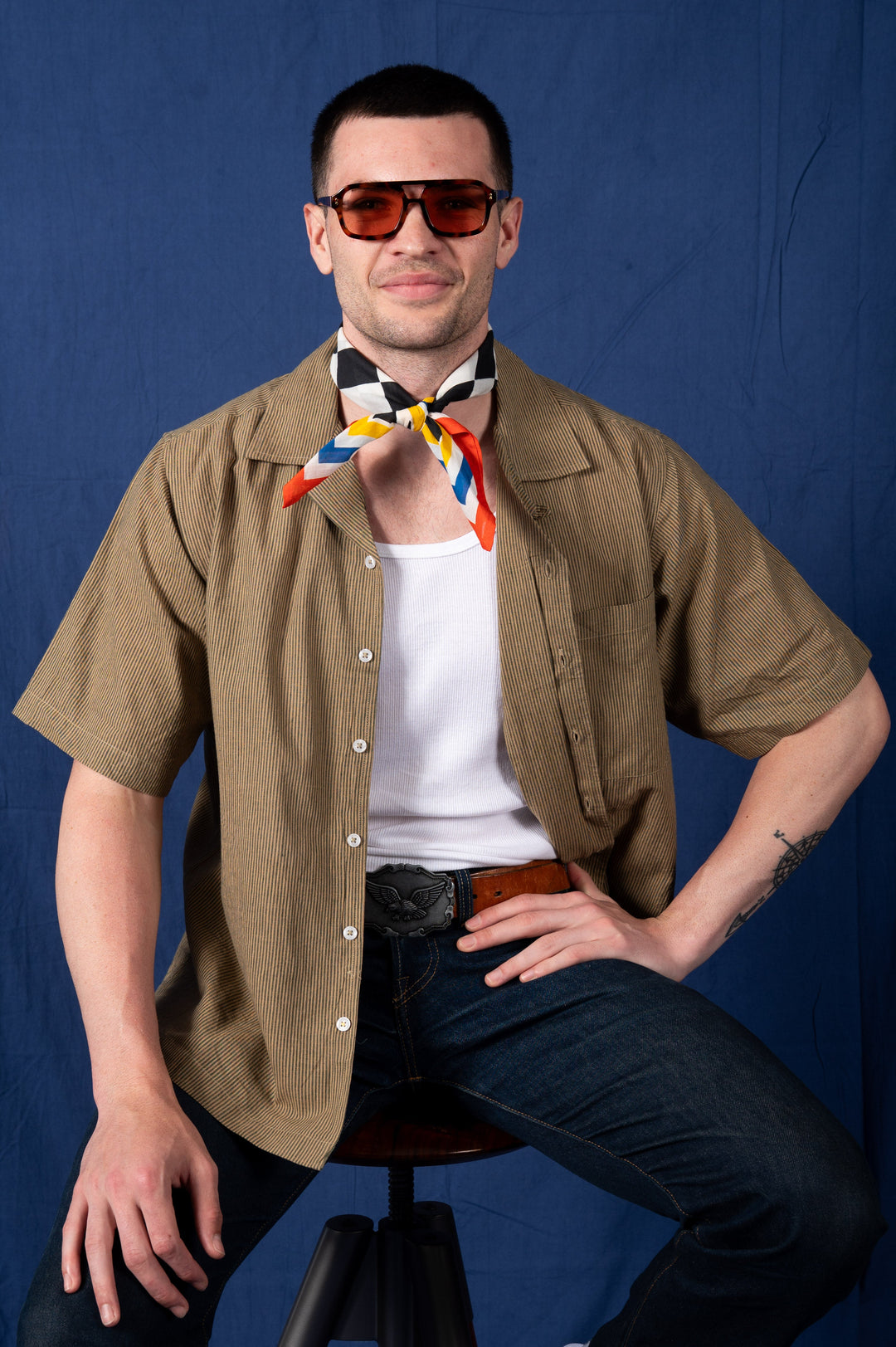 Archie Bandana No. 3 - Racing Stripe