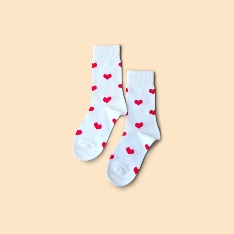 L O V E | Cotton Socks - Unisex | designer | Women | gift | Soft | Cozy | Fun