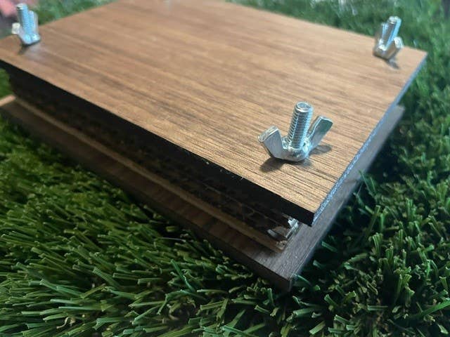 Blank Plain Flower Press: 6"x8" / Walnut