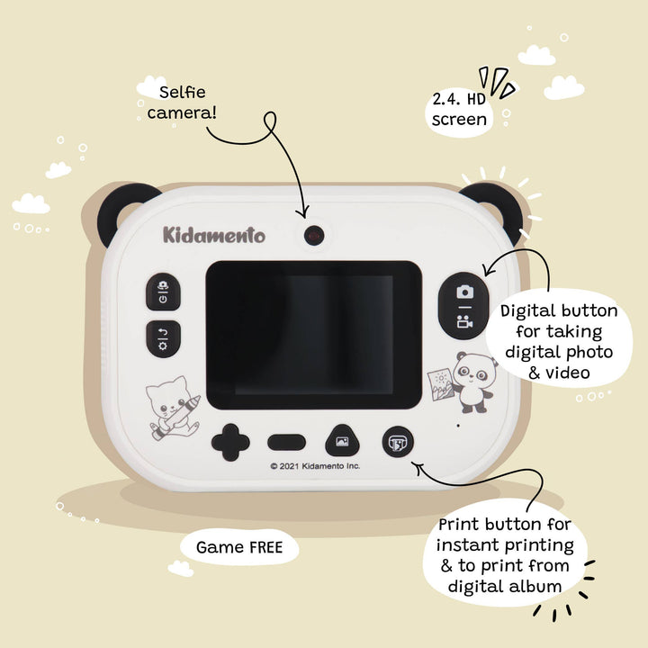 Koko the Panda - Print & Digital Camera - Model P