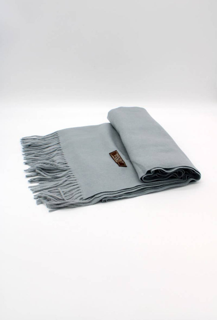 Large Plain Cashmere Sensation Scarf: Camel