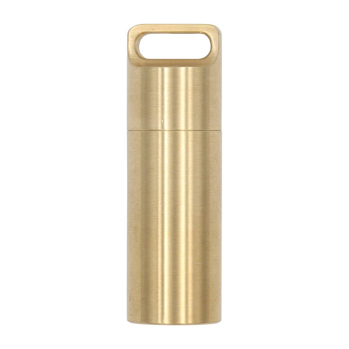 CNC 304 Brass Pill Holder Keychain: Small