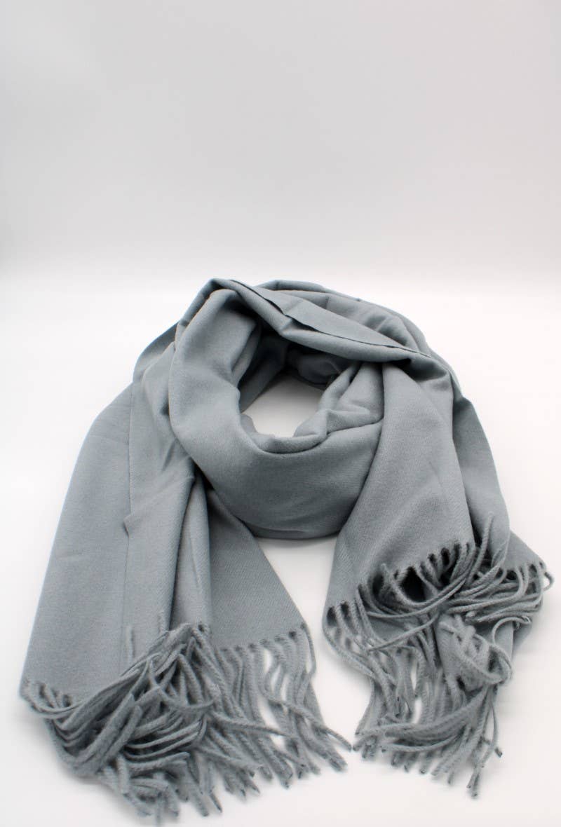 Large Plain Cashmere Sensation Scarf: Camel