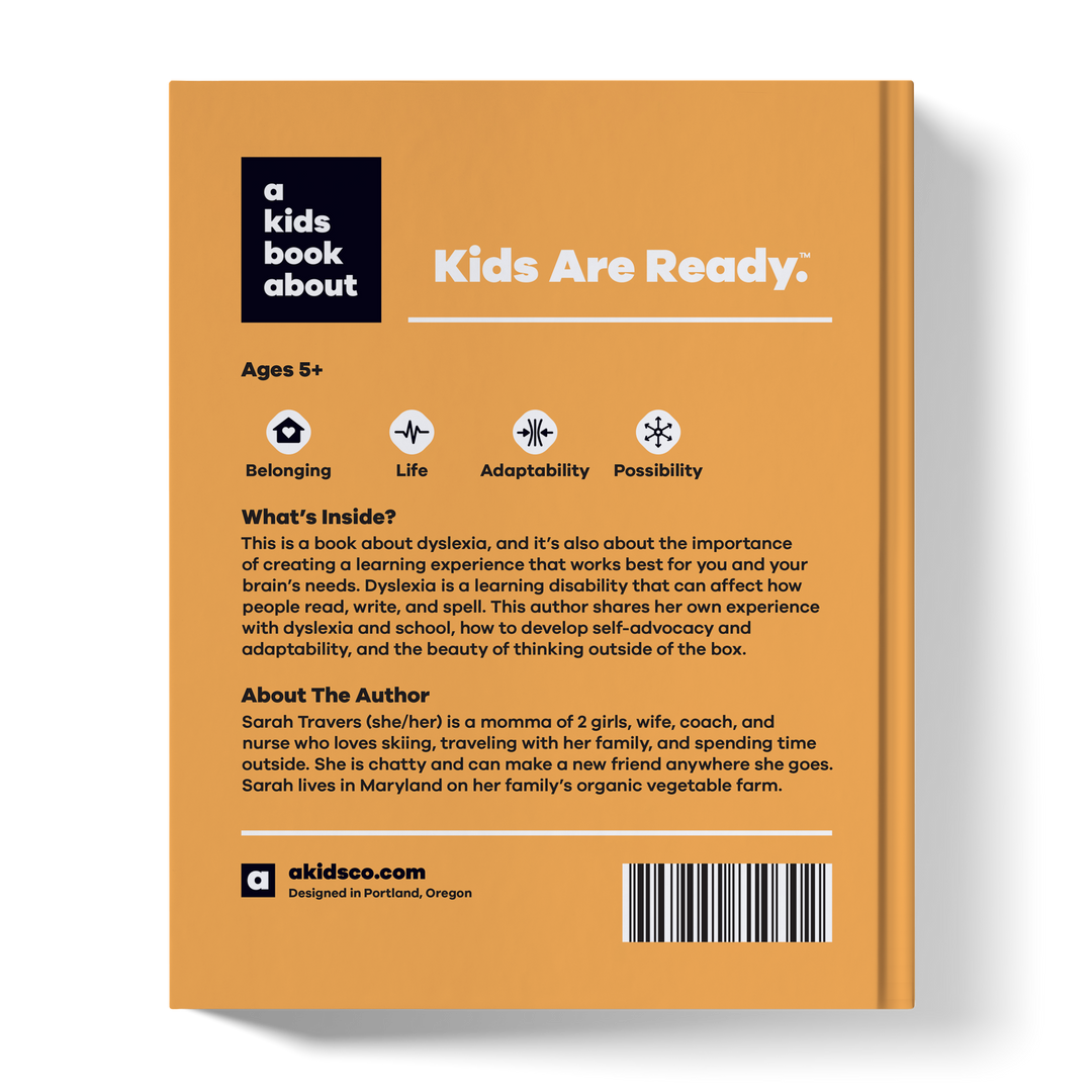 A Kids Book About Dyslexia