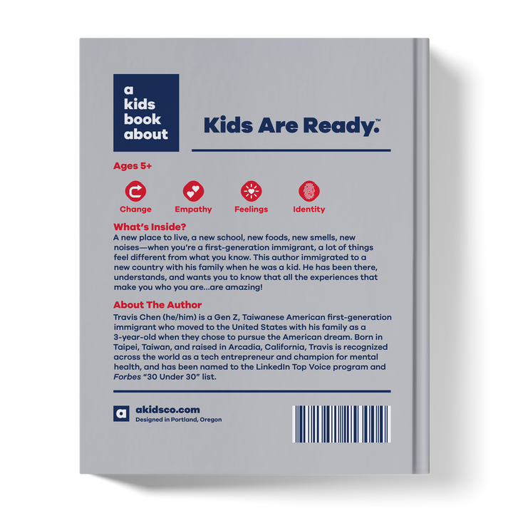 A Kids Book About First-Generation Immigrants