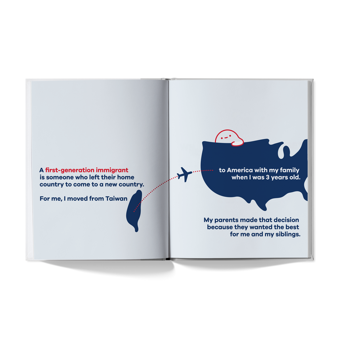 A Kids Book About First-Generation Immigrants