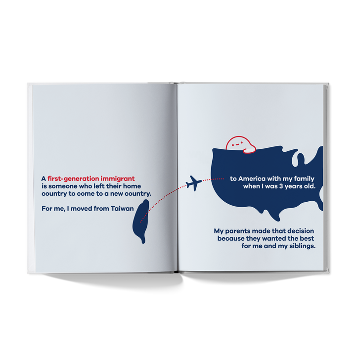 A Kids Book About First-Generation Immigrants