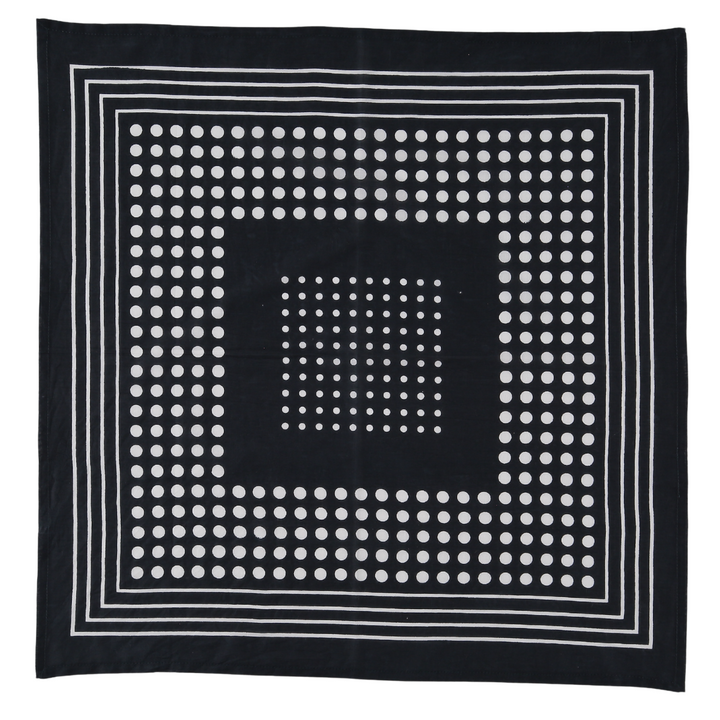 Archie Bandana No. 7 - Black and White Dots