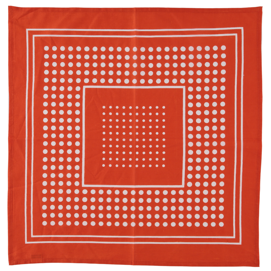 Archie Bandana No. 8 - Red and White Dots