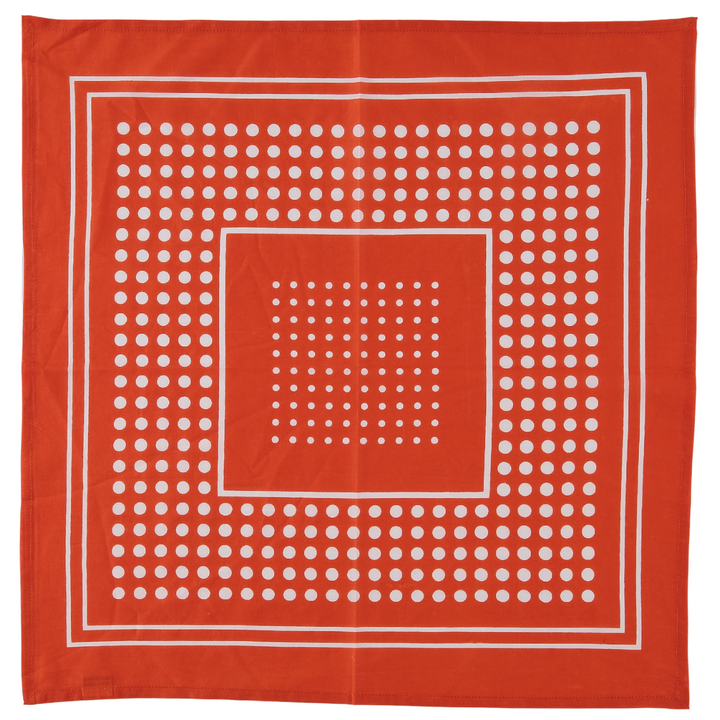 Archie Bandana No. 8 - Red and White Dots