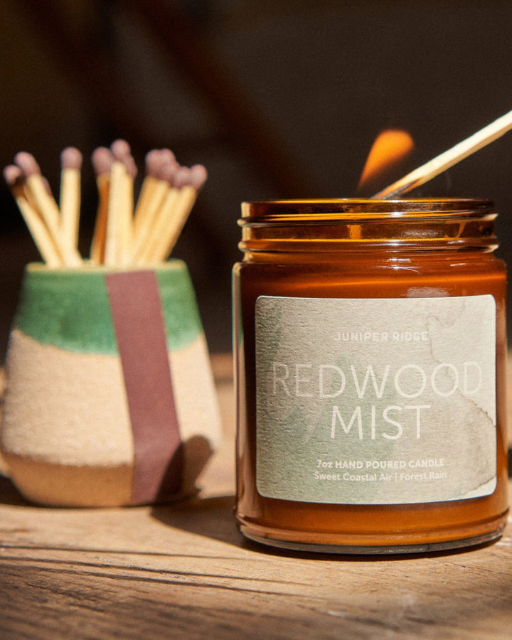 Redwood Mist Essential Oil Candle