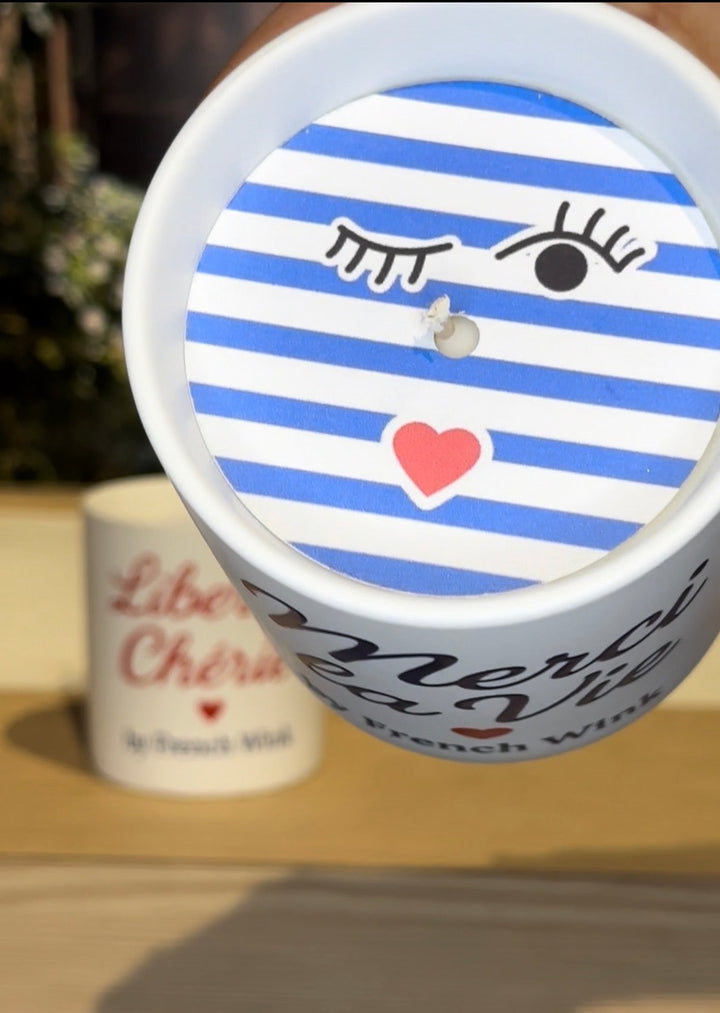 Merci la Vie Candle – Lavender & Citrus Scent