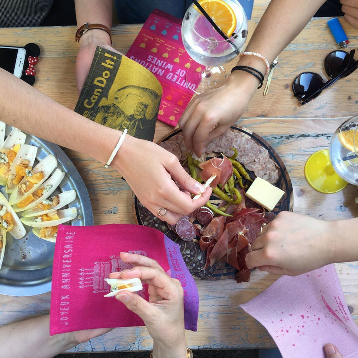 Kitchen Towel – Bleu Blanc Rouge by Moutet