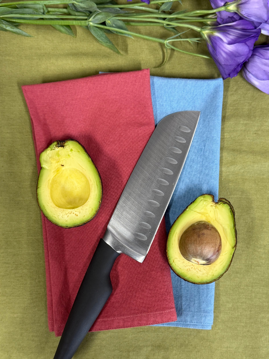 Emma Napkins - Natural Dyed - Natural Indigo - Set of 4