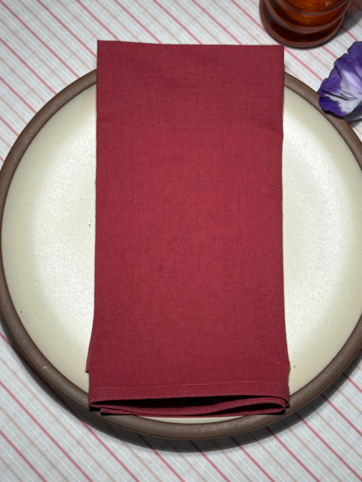 Emma Napkins - Natural Dyed - Tamarind Flower - Set of 4