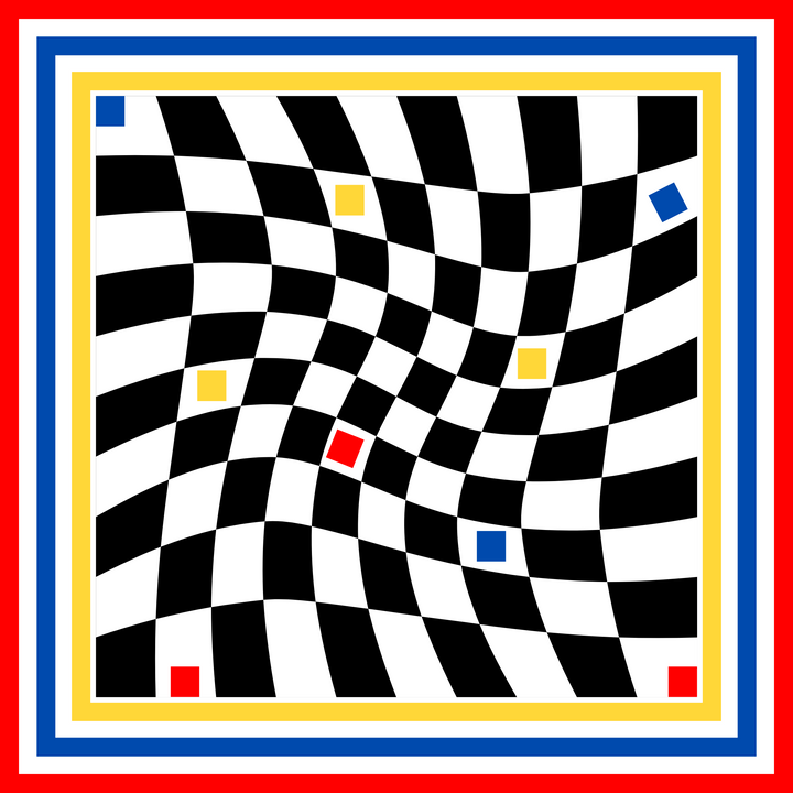 Archie Bandana No. 3 - Racing Stripe