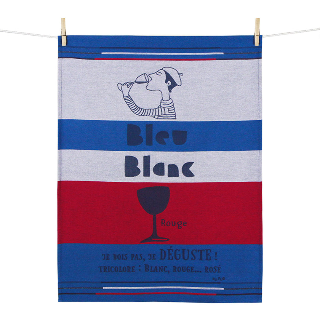 Kitchen Towel – Bleu Blanc Rouge by Moutet