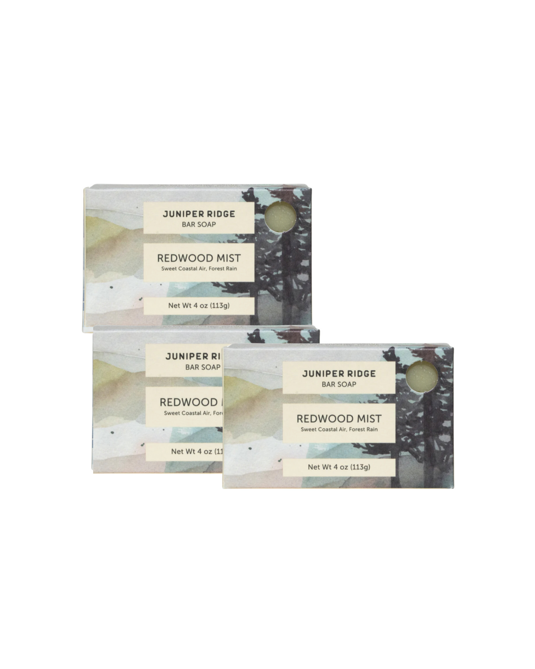 Redwood Mist Bar Soap 3-Pack