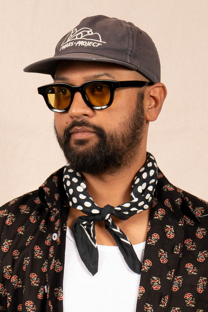 Archie Bandana No. 7 - Black and White Dots