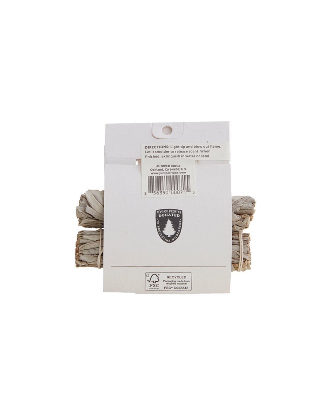 Farmed White Sage Natural Incense Bundle Minis