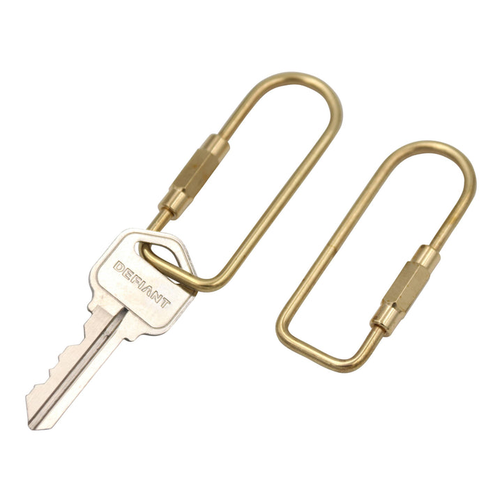 Brass Keyring -Key Fob/Keychain With Screw Closure: O Ring