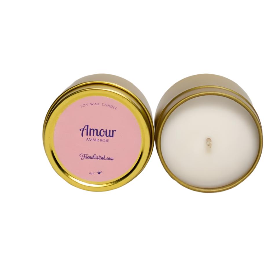 Mini Natural Candle - Amour