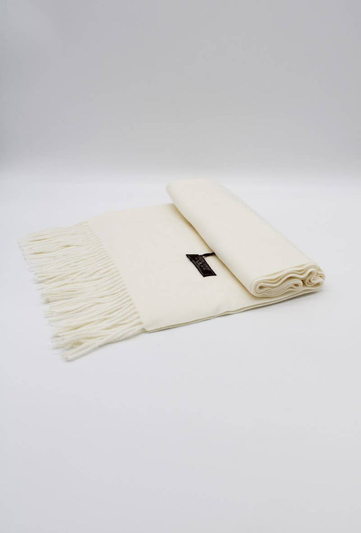 Large Plain Cashmere Sensation Scarf: Camel