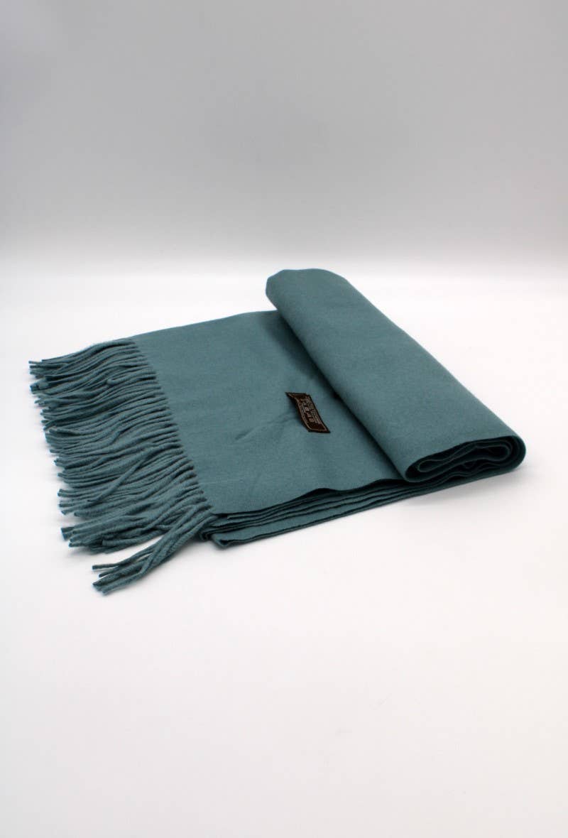 Large Plain Cashmere Sensation Scarf: Camel