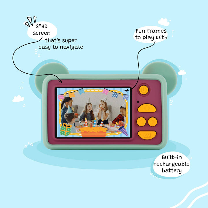 Mikayo the Bear - Kids Digital Camera - Model C