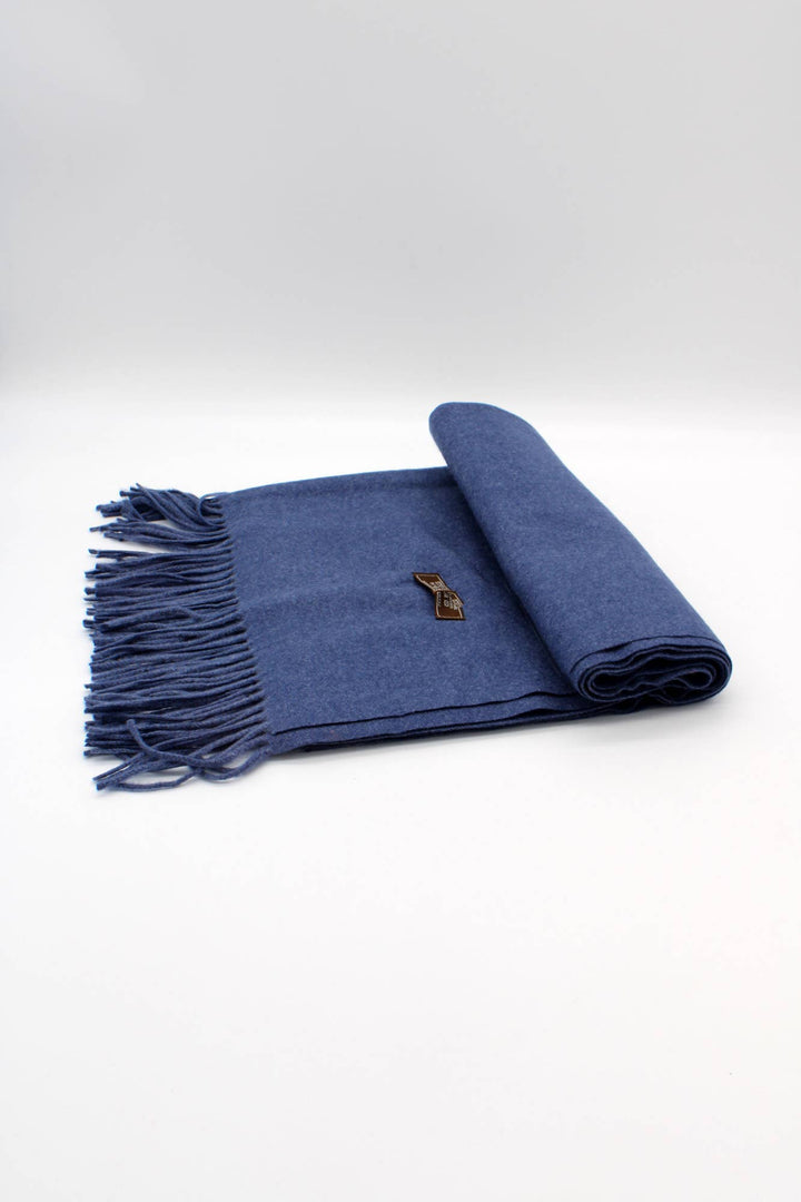 Plain Cashmere Sensation Scarf - Medium Jeans