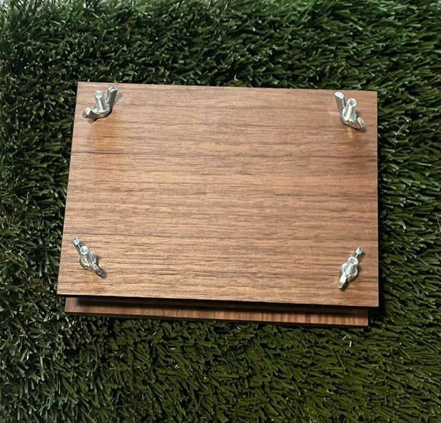 Blank Plain Flower Press: 6"x8" / Walnut