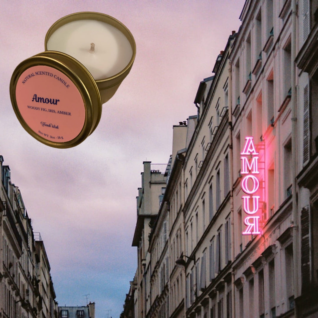 Mini Natural Candle - Amour