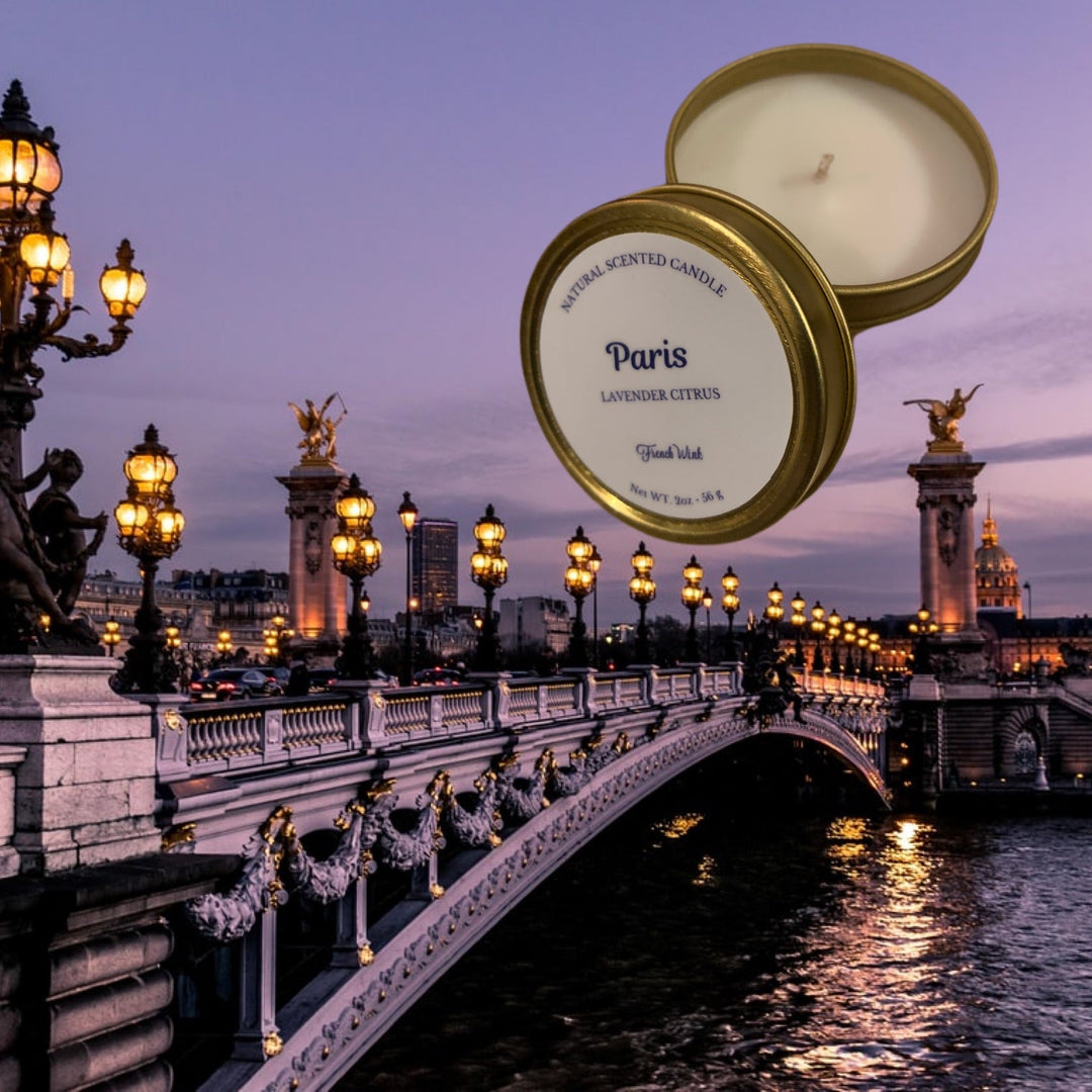 Mini Natural Candle - Paris
