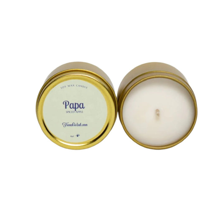 Mini Natural Candle - Papa