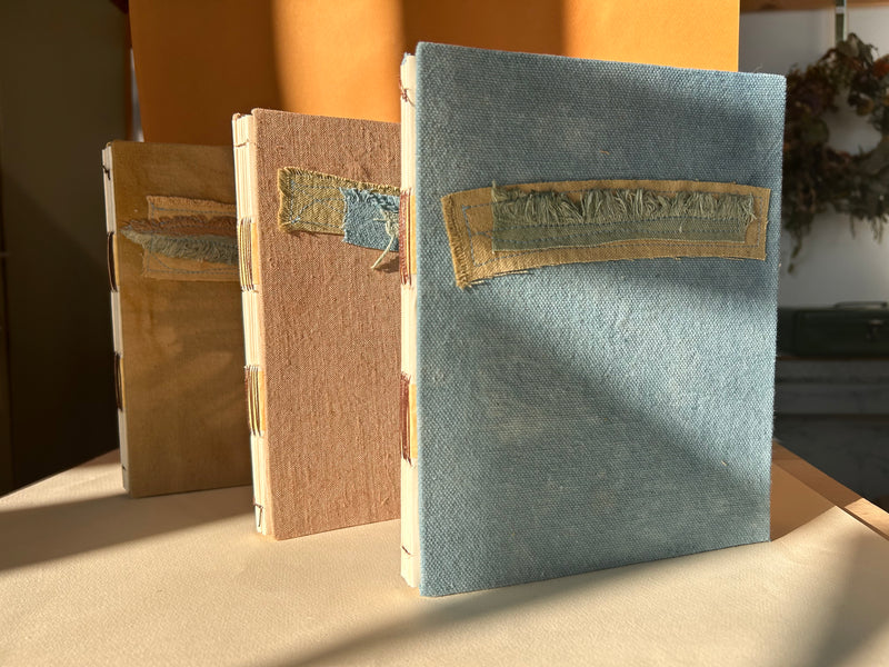 Handbound, Botanically Dyed Blank Notebooks