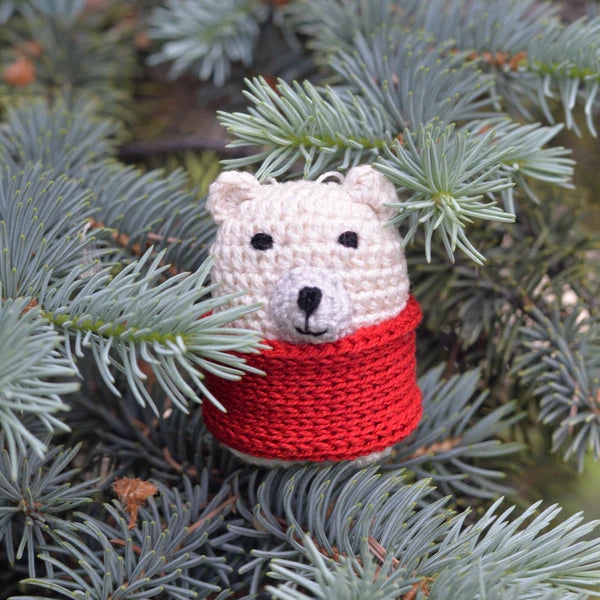 Crochet Winter Animal Ornaments