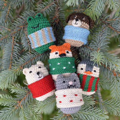 Crochet Winter Animal Ornaments